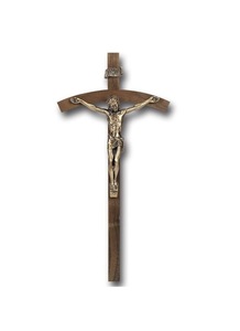 Colgante de pared de Cruz de Iglesia, suministros de aluminio gris, Brassworld, India - Product Image 3
