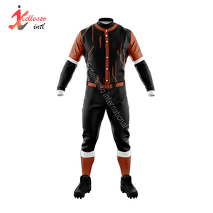 Uniforme de baseball respirant à séchage rapide anti-UV avec impression par transfert thermique, personnalisé pour garçons, 100% polyester, toutes saisons, OEM, bonne qualité - Product Image 2