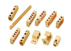Bloque de terminales de latón personalizado para conexión a tierra, con enlaces neutros de latón y cobre y barra de tierra, para proveedor de accesorios de puesta a tierra, para venta de exportación - Product Image 2
