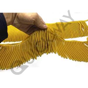 Ventas calientes 2024 Borlas y flecos decorativos de lingotes de oro de algodón al por mayor Otros diseños de color para uso en prendas de vestir - Product Image 1