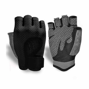 Wholesale Best High Quality Hot Selling Leather Fitness Weightlifting Gloves for Unisex 2023 - Product Image 6