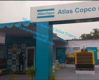 Compresseur d'air portable ATLAS COPCO XRHS 650 657cfm 300psi Moteur Commins / XRHS650