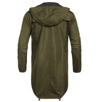 Combinaison de pluie imperméable de qualité supérieure avec fermeture éclair et capuche, veste et pantalon avec coutures thermosoudées pour les voyages par Inspire Apparel