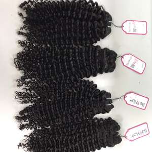 Extensiones de cabello humano, mechones ondulados profundos de alta calidad, cabello virgen Remy vietnamita, doble máquina de trama sin procesar - Product Image 5