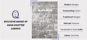 ชุดพรมปูในบ้านสำหรับห้องนั่งเล่นพรมขนสัตว์ดีไซน์แบบทิเบตที่ถักด้วยมือจากผู้จำหน่ายชั้นนำ - Product Image 2