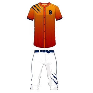<b>Cheap</b> Price Customized Baseball Softball Jersey Digital Print Anti-Bacterial Quick Dry Breathable Uniform <b>Set</b> Short Sleeve Pants - Product Image 1