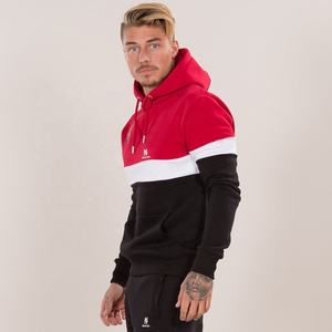 Chándal deportivo con logotipo personalizado para hombre, conjunto de entrenamiento en gimnasio con forro polar de poliéster 100%, en blanco - Product Image 2