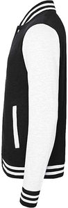 AMNA INDUSTRIES <b>Men's</b> Winter Waterproof Reversible Varsity Bomber <b>Jacket</b> Sunproof High Quality Fleece Custom Baseball Letterman - Product Image 4