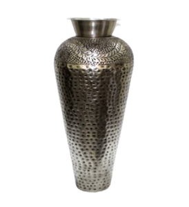 Metal Silver <b>Texture</b> Flower <b>Vase</b> and Pots for Home Hotels Motels and Restaurant Decor Modern European Metal Tabletop Flower <b>Vase</b> - Product Image 2