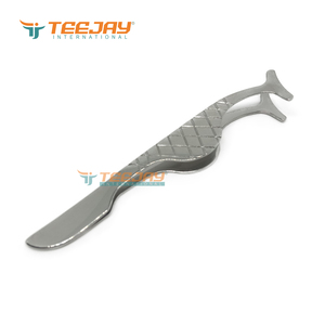 TEEJAY Applicateur de faux cils le plus vendu en acier inoxydable 10 mm avec poignée diamantée finition argentée et pointe dentée de précision - Product Image 2