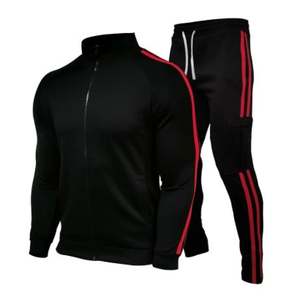 Survêtements pour hommes MIRAJ INTERNATIONAL, survêtements de jogging personnalisés, yoga, sport, entraînement, sweats à capuche courts, pantalons de jogging - polyester/coton - Product Image 5
