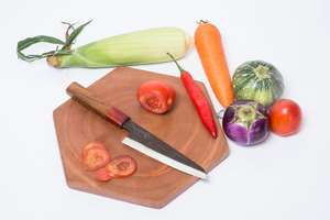 Honesuki-cuchillo forjado a mano, mango de madera natural Popular, acero al carbono, 150 - Product Image 3