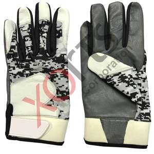 Meilleur design de vêtements de sport Gants de frappe de baseball professionnels antidérapants Gants de frappe de baseball en cuir pour hommes OEM Softball - Product Image 1