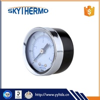 Manomètre électrique avec Mini jauge de pression, compresseur d'air hydraulique, testeur de pression, manomètre 0-60 PSI, montage à l'arrière, plaque à cadran 1/8 ", 1.5"