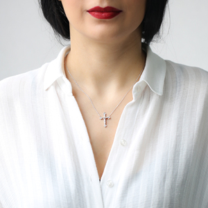 Crucifixion de Jésus Collier Turc En Gros Fabriqués À La Main Collier 925 Argent Sterling Bijoux - Product Image 4