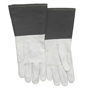 Gants de soudage à doigts entiers unisexes sur mesure en cuir, protection des mains à manchette longue, gants de sécurité réglables pour hommes - Product Image 5