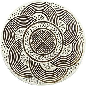 Forme attrayante sculptée à la main pour les timbres en bois d'impression sur tissu - Product Image 5