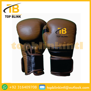 ถุงมือชกมวย MMA หนังแท้ขายดีที่สุดของ BLINK INTERNATIONAL แบบพิมพ์ลายได้ตามต้องการ สำหรับการฝึกซ้อมและแข่งขัน เหมาะสำหรับทุกเพศ - Product Image 5