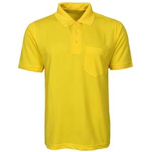 <b>Yellow</b> Shade Polo <b>T</b>-<b>Shirt</b> for Men Short Sleeve Soft Cotton Fabric Made in Bangladesh Wholesale Price for Business or Casual - Product Image 2