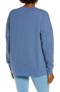 Sudadera de Forro Polar de Algodón con Cuello Redondo, Holgada, Impermeable, Casual, de Manga Larga para Mujer - Product Image 5