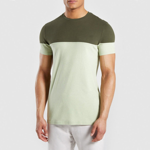 Camisetas con estampado de bloques personalizados, camisetas de alta calidad, 95% algodón, 5% licra, venta al por mayor - Product Image 4