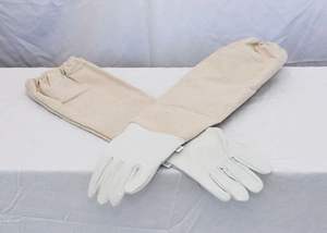 Guantes de lona unisex apicultura con funciones anticortes y antideslizantes hechos de material transpirable - Product Image 5