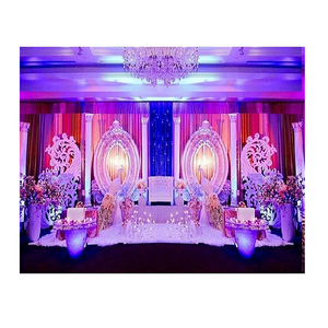 Boda escenario hermoso telón de fondo boda de la fibra de tallado de paneles de decoración de escena de boda - Product Image 1