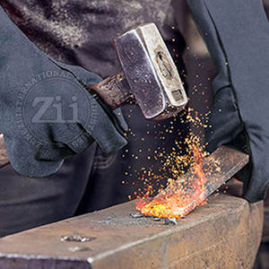 High Quality Anti-Cut Heat Resistant Leather Welding Gloves Touch <b>Screen</b> Compatibility Anti-Impact Safety Gloves Wholesale - Product Image 6