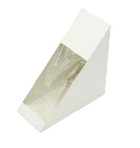 Brown Kraft Paper Sandwich Packing Box With <b>Clear</b> Window - Product Image 5