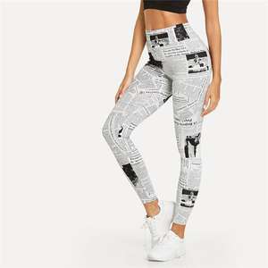 Leggings deportivos sin costuras de cintura alta para mujer Entrenamiento en casa Sexy Entrepierna para deportes electrónicos - Product Image 4