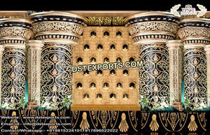 Boda de Bollywood etapa London elegante boda fibra configuración Melbourne Popular Bollywood boda escenario - Product Image 5