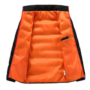 Chaqueta acolchada de buena calidad para hombre, chaqueta de Color negro de último diseño, venta al por mayor - Product Image 3