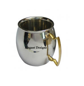 Simple Plain Luxury Copper Beer Mug Customized Shape Fancy Moscow Mule Mug Drink Ware Elegant Designer Copper Beer Tankard - Product Image 4