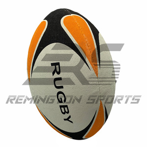 Dernière conception de ballons de rugby imprimés avec logo personnalisé/service OEM ballons de rugby professionnels pour hommes - Product Image 3
