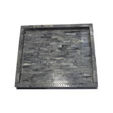 SHEERI HANDICRAFTS Resin Handmade Classic Multifunction Storage Serving Tray Luxury Home Decor Wholesale Exporter - Product Image 3