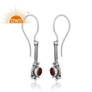 Socofy — boucles d'oreilles en pierre précieuse de Tourmaline rose, bijoux argentés, styliste pour femmes - Product Image 2