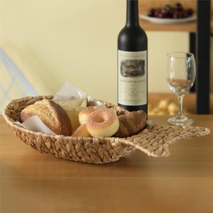 Bandeja Decorativa de Diseño Único Tejida a Mano con Jacinto de Agua, Diseño de Pez, Bandejas para Servir Alimentos al por Mayor, Hechas a Mano en Vietnam - Product Image 5