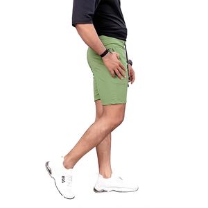 IGH uality ninisex en Rgular it YM raining Hort Nee ength engith owstring 100% ottotton Hoch erry leleece weat Horts - Product Image 4