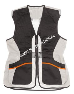 Gilet de tir d'argile avec poches à cartouche de balle Gilet de tir en argile en maille arrière avec logo personnalisé - Product Image 1