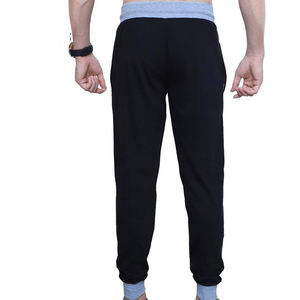 Pantalons de jogging sportifs élastiques pour hommes, vente chaude, taille mi-haute, style décontracté, écologiques, coupe-vent, poids lourd, coton d'hiver - Product Image 3
