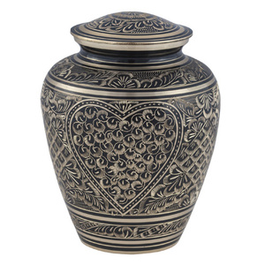 Urne funéraire en métal gravée à la main pour adulte classique pour cendres enterrement niche affichage fournitures funéraires - Product Image 5