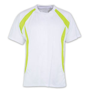 เสื้อยืดออกกำลังกายเล่นโยคะของผู้ชายผ้าโพลีเอสเตอร์ระบายอากาศได้ดีขนาดพลัสไซส์180ก. กำหนดโลโก้100% - Product Image 1