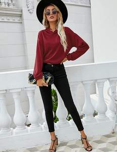 Offre Spéciale mode crop top à manches longues femmes sweat à capuche en velours tissu rose tenues deux pièces plussize courtes ensemble Prix raisonnable - Product Image 4