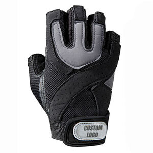 Guantes antideslizantes para levantamiento de pesas hechos de cuero, accesorio para entrenamiento de gimnasio - Product Image 5