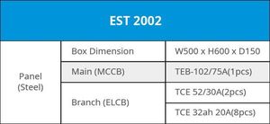 กล่องแผงกระจายไฟฟ้าทำจากทองแดงมีค่าใช้จ่ายสูงสุด2002ติดตั้งง่าย - Product Image 2