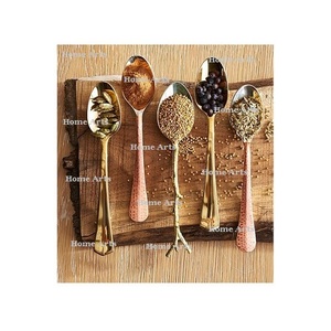 Juego de 6 cubiertos de latón de calidad premium con tamaño personalizado para uso en hoteles y restaurantes. - Product Image 4