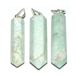 Fournisseur de pendentifs crayon en amazonite : Pendentifs crayon en amazonite à vendre - Product Image 1