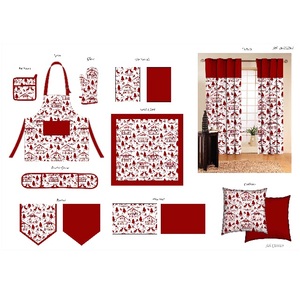 Delantal de cocina de lino para mujer, 100% algodón orgánico, certificado GOTS - Product Image 2