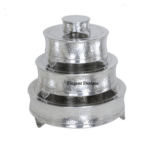 Soporte de Metal galvanizado para pastel, Base de madera, calidad superior, hecho a mano, alta calidad, bajo precio - Product Image 4
