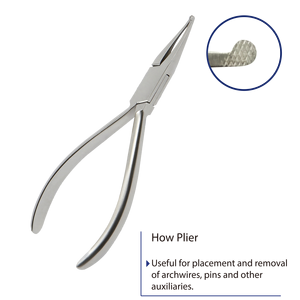 Instrumento dental de acero inoxidable, herramienta de ortodoncia para colocación y eliminación de cables de arco - Product Image 4